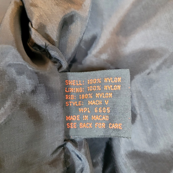 Vintage 80s Upstream Racing Division XL "Formula Boat Logo" Jacket Adult Black - Picture 15 of 16